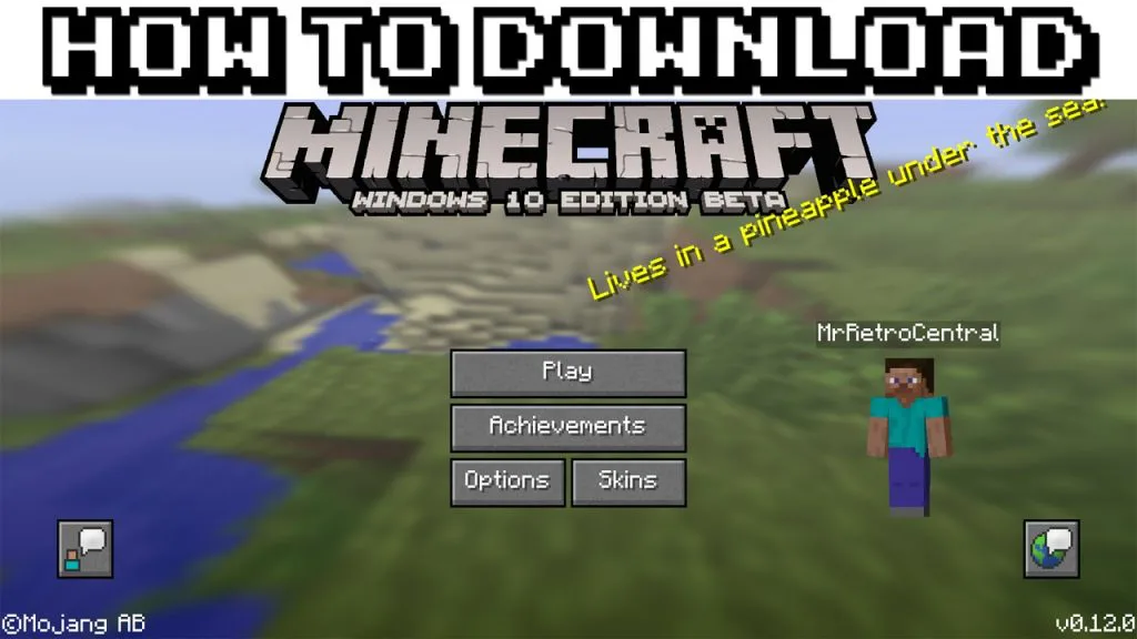 download minecraft pc windows 10