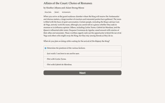 Affairs of the Court Choice of Romance APK