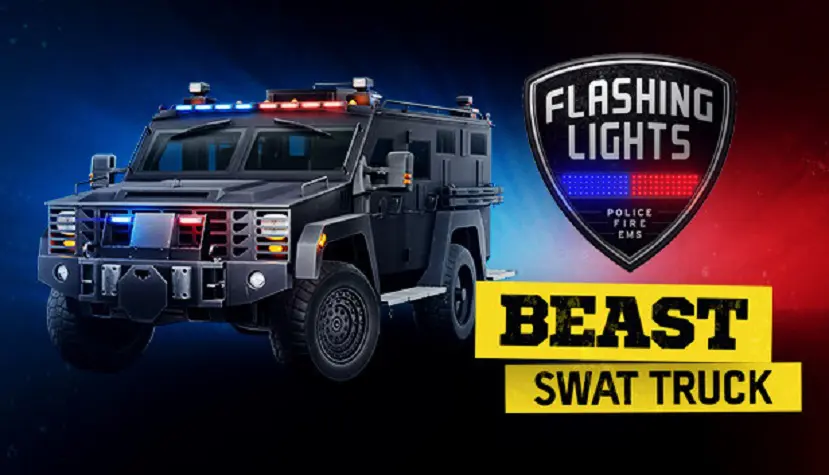 Flashing Lights Beast Swat Truck