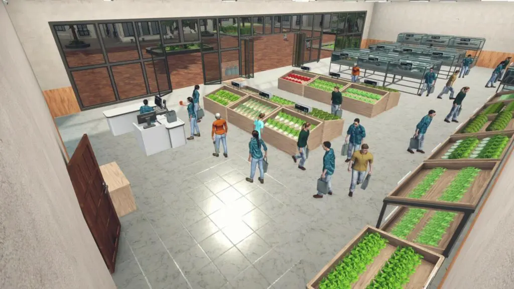 Hydroponics Farm and Store Simulator