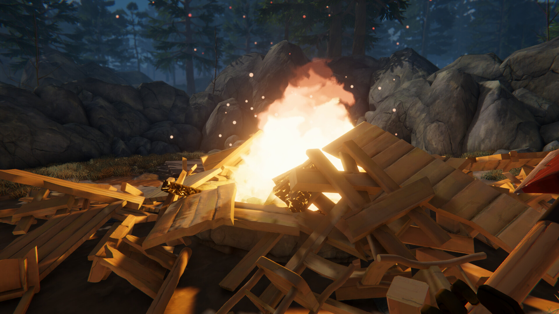 Fire Pit Throw Things Into The Fire Build 23909727 Free Download